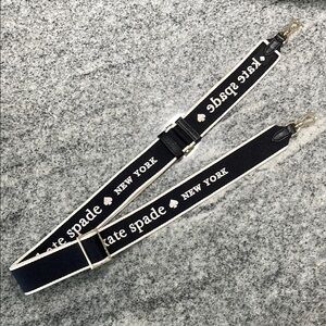 Kate Spade Black and White Crossbody Strap